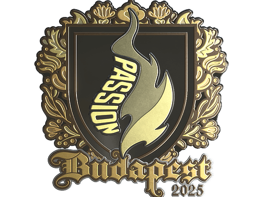 Sticker | Passion UA (Gold) | Budapest 2025 image