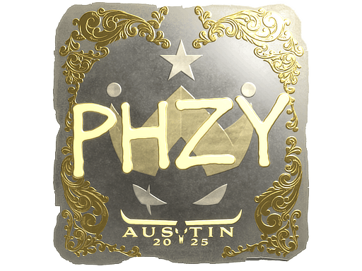 Sticker | phzy (Gold) | Austin 2025 image