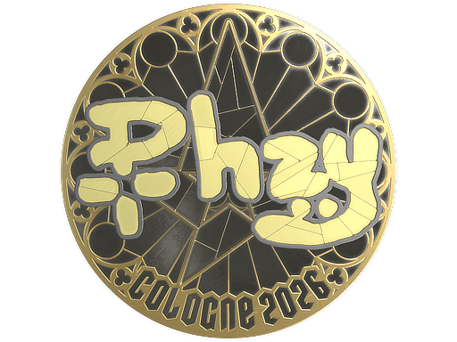 Sticker | phzy (Gold) | Cologne 2026 image