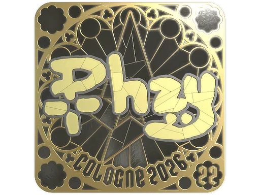 Sticker | phzy (Gold, Ranked) | Cologne 2026 image