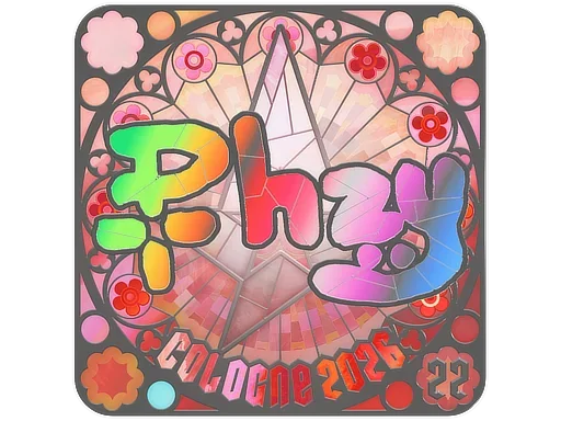 Sticker | phzy (Holo, Ranked) | Cologne 2026 image