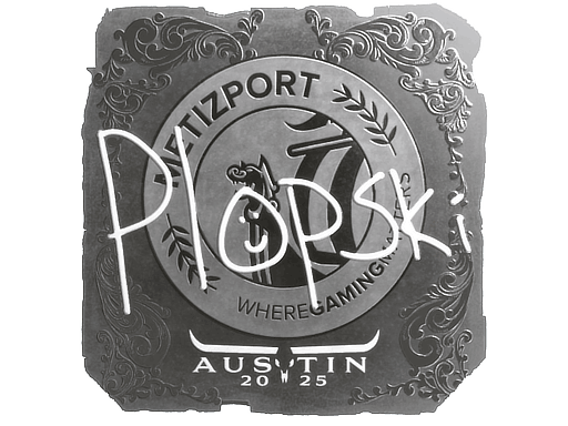 Sticker | Plopski (Foil) | Austin 2025