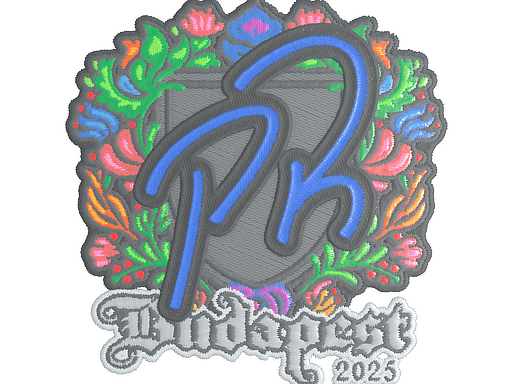 Sticker | PR (Embroidered) | Budapest 2025 image