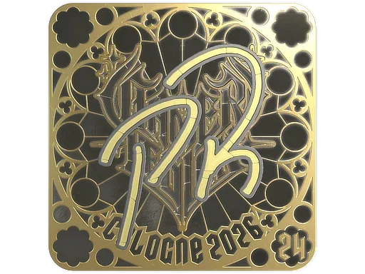 Sticker | PR (Gold, Ranked) | Cologne 2026 image