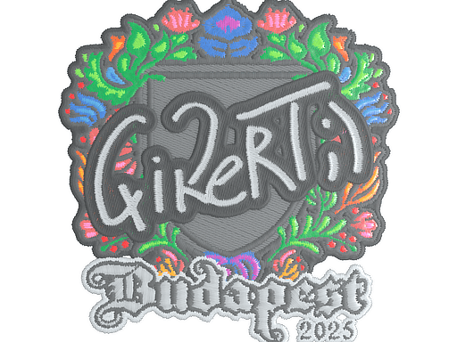 Sticker | qikert (Embroidered) | Budapest 2025 image