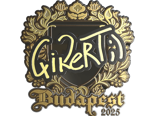Sticker | qikert (Gold) | Budapest 2025 image
