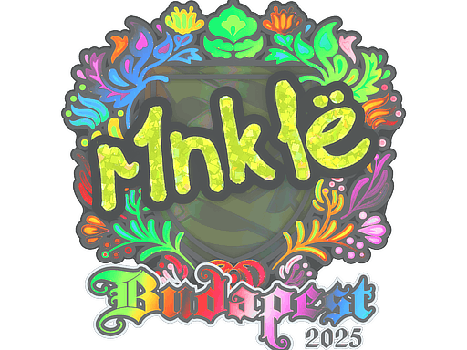 Sticker | r1nkle (Holo) | Budapest 2025 image