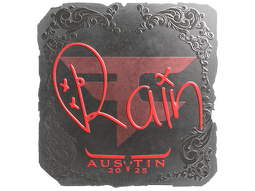 Sticker | rain (Foil) | Austin 2025 image