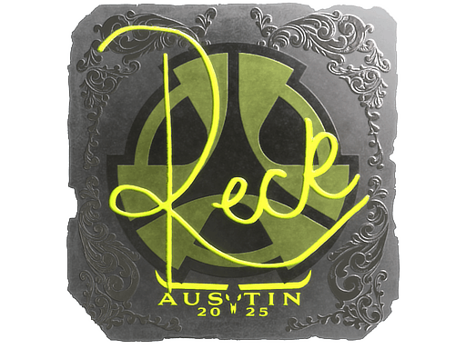 Sticker | reck (Foil) | Austin 2025 image