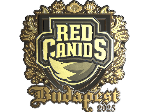 Sticker | RED Canids (Gold) | Budapest 2025 image