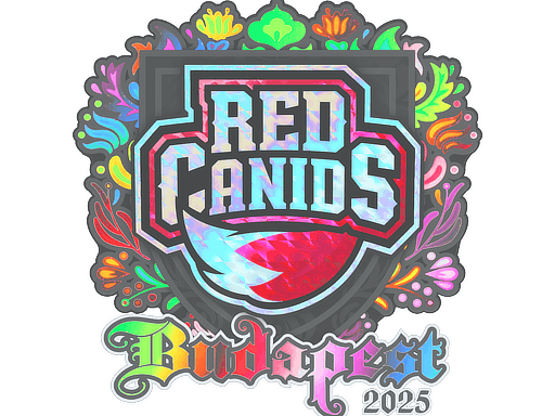 Sticker | RED Canids (Holo) | Budapest 2025 image