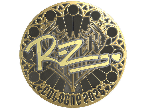 Sticker | REZ (Gold) | Cologne 2026 image