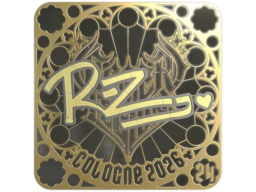 Sticker | REZ (Gold, Ranked) | Cologne 2026 image
