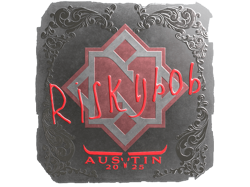 Sticker | riskyb0b (Foil) | Austin 2025 image