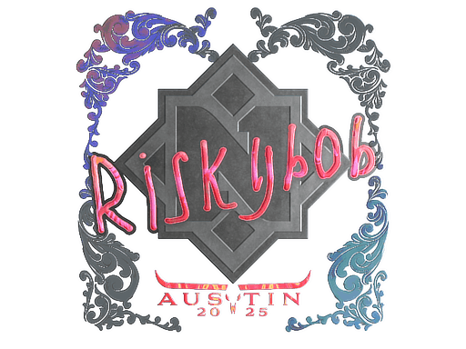 Sticker | riskyb0b (Holo) | Austin 2025 image