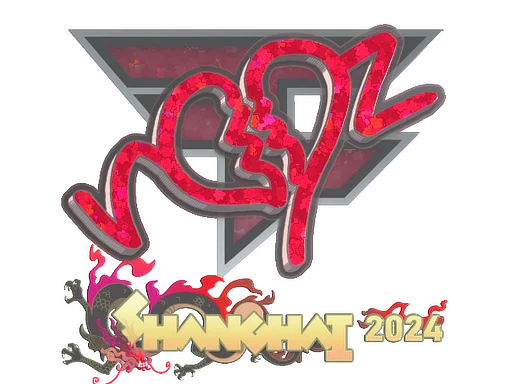 Sticker | ropz (Glitter) | Shanghai 2024 image