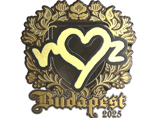 Sticker | ropz (Gold) | Budapest 2025 image