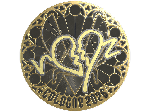 Sticker | ropz (Gold) | Cologne 2026 image