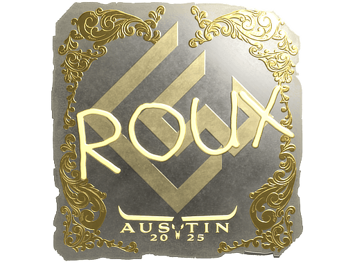 Sticker | ROUX (Gold) | Austin 2025 image