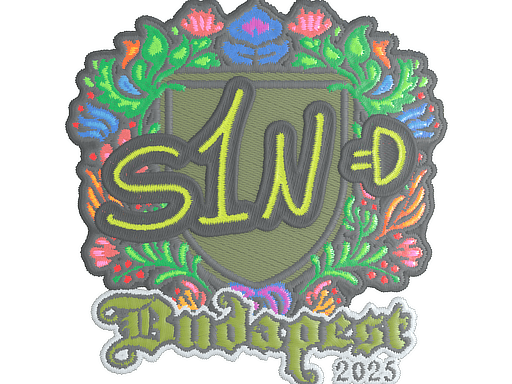 Sticker | s1n (Embroidered) | Budapest 2025 image