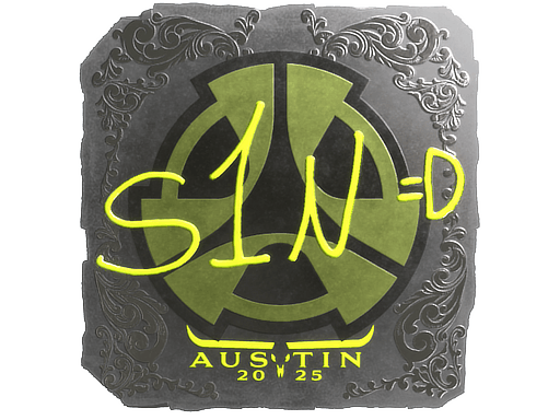 Sticker | s1n (Foil) | Austin 2025 image
