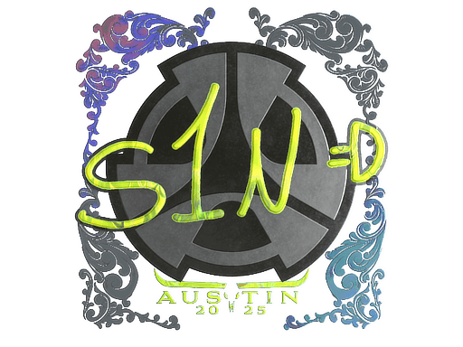 Sticker | s1n (Holo) | Austin 2025 image