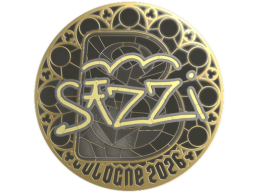Sticker | s1zzi (Gold) | Cologne 2026 image