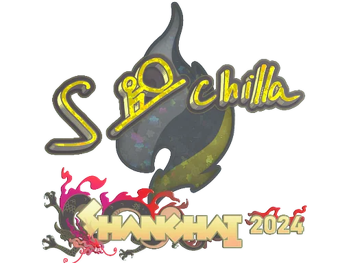 Sticker | s-chilla (Glitter) | Shanghai 2024 image