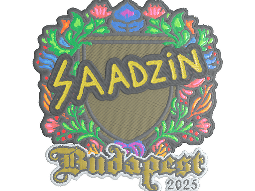Sticker | saadzin (Embroidered) | Budapest 2025 image
