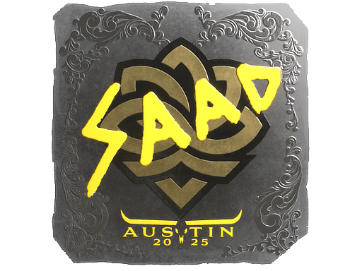 Sticker | saadzin (Foil) | Austin 2025