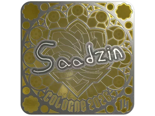 Sticker | saadzin (Foil, Ranked) | Cologne 2026 image