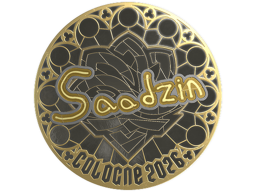 Sticker | saadzin (Gold) | Cologne 2026 image