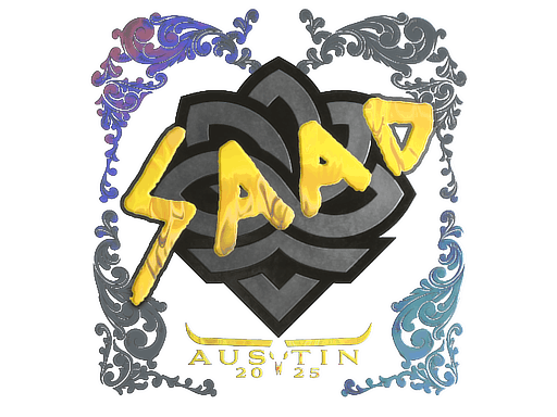 Sticker | saadzin (Holo) | Austin 2025 image