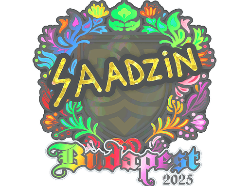 Sticker | saadzin (Holo) | Budapest 2025 image