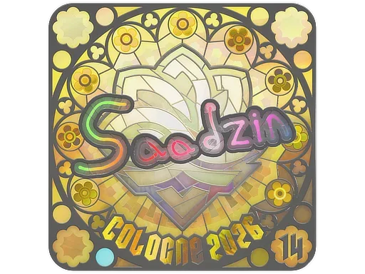 Sticker | saadzin (Holo, Ranked) | Cologne 2026 image