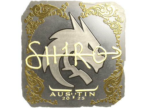 Sticker | sh1ro (Gold) | Austin 2025 image
