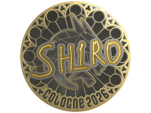 Sticker | sh1ro (Gold) | Cologne 2026 image
