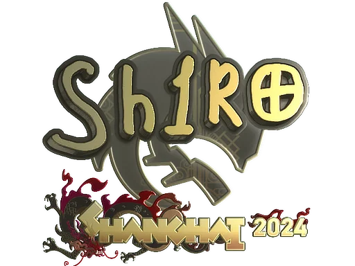 Sticker | sh1ro (Gold) | Shanghai 2024 image