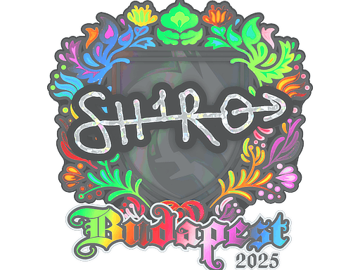 Sticker | sh1ro (Holo) | Budapest 2025 image