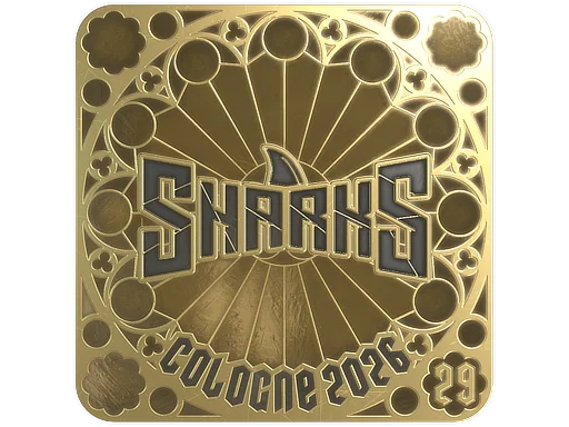 Sticker | Sharks Esports (Gold, Ranked) | Cologne 2026 image