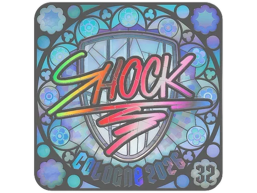 Sticker | SHOCK (Holo, Ranked) | Cologne 2026 image