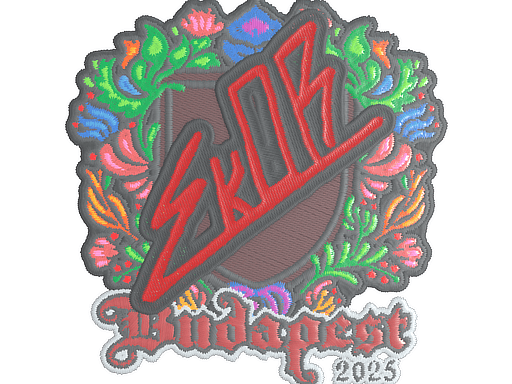 Sticker | sk0R (Embroidered) | Budapest 2025 image