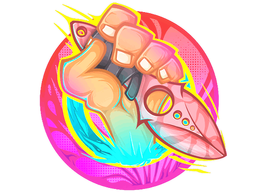 Sticker | Skelly Stabby image
