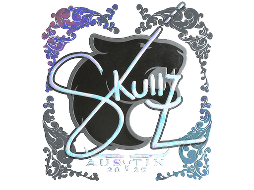 Sticker | skullz (Holo) | Austin 2025 image