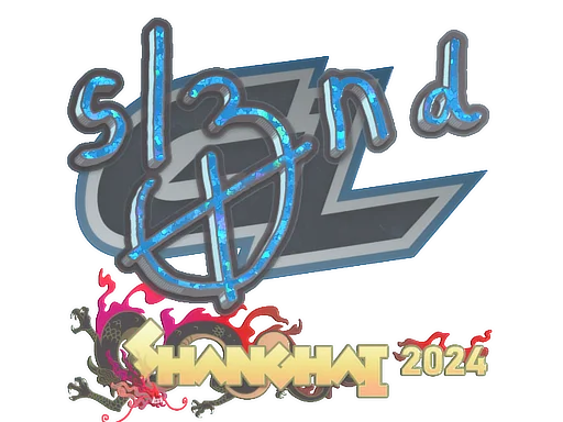 Sticker | sl3nd (Glitter) | Shanghai 2024 image