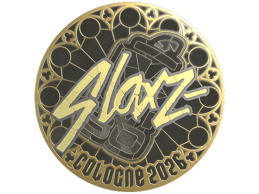 Sticker | slaxz- (Gold) | Cologne 2026 image