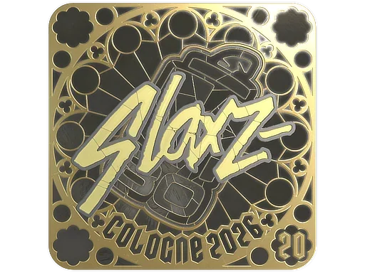 Sticker | slaxz- (Gold, Ranked) | Cologne 2026 image