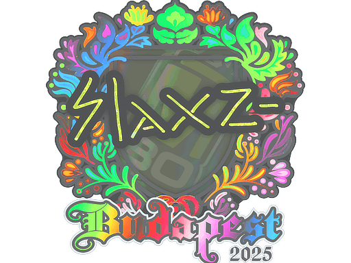 Sticker | slaxz- (Holo) | Budapest 2025 image