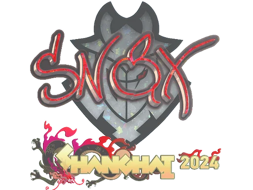 Sticker | Snax (Glitter) | Shanghai 2024 image