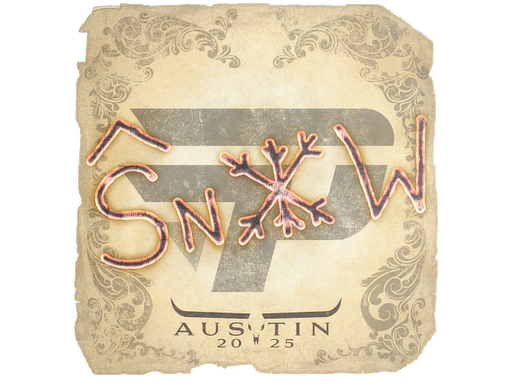 Sticker | snow | Austin 2025 image
